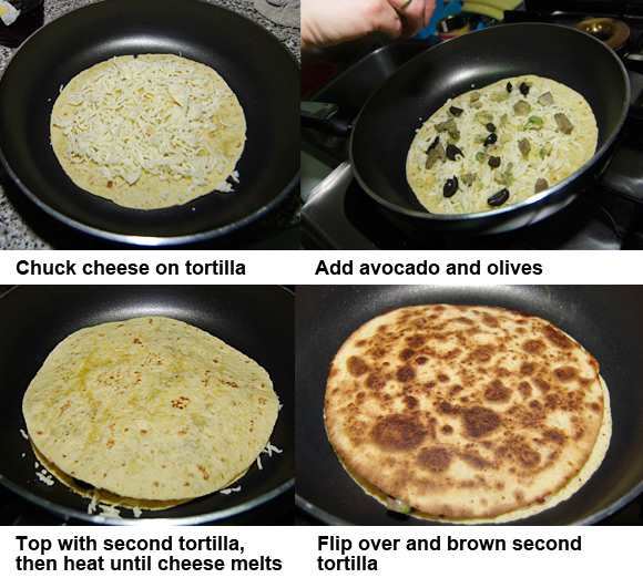 Your cut-out-and-keep guide to preparing a quesadilla