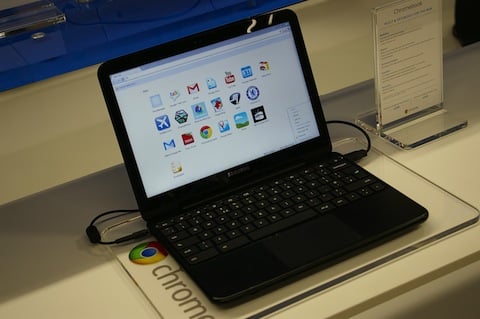 Chrome Zone in PC world, London, credit: The Register