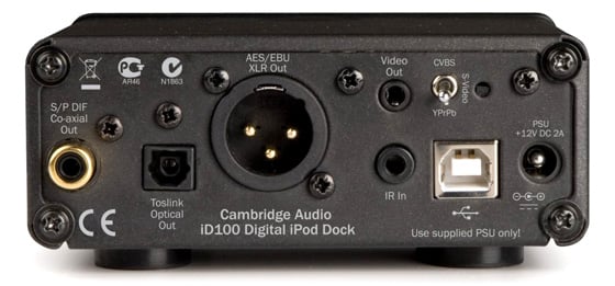 Cambridge Audio iD100 professional iOS device dock