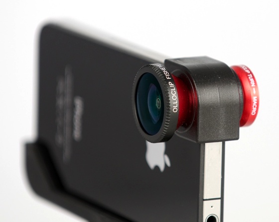 Olloclip three-in-one lens accessory for iPhone