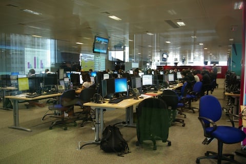 Olympics Technical Operation centre, credit The Register