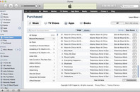 iTunes Store 'Purchased' screenshot