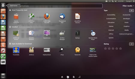 Ubuntu 11.10 lenses