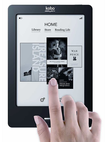 WHSmith Kobo Touch e-book reader