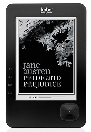 WHSmith Kobo Wireless e-book reader