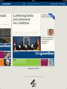 The Guardian iPad Edition