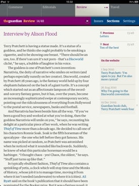 The Guardian iPad Edition