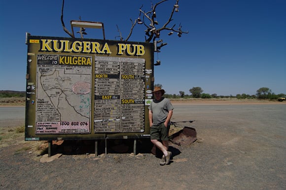 Lester Haines at Kulgera