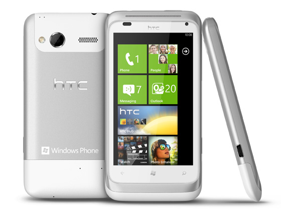 HTC Radar Windows Phone 7.5 'Mango' smartphone