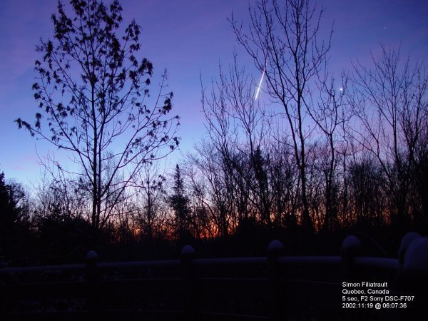 Orionid meteor shower