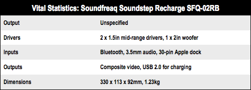 Soundfreaq Soundstep Recharge SFQ-02RB compact speaker