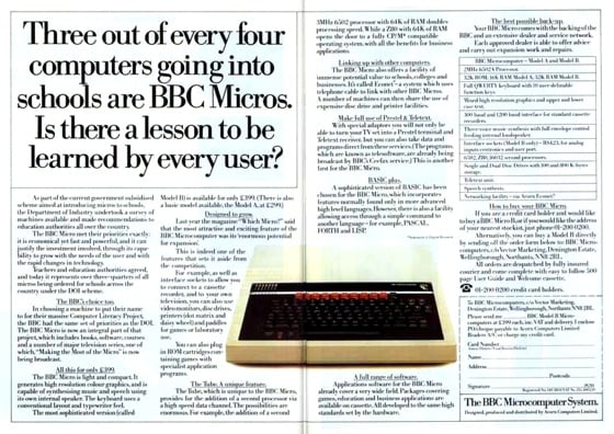 Advertising the BBC Micro