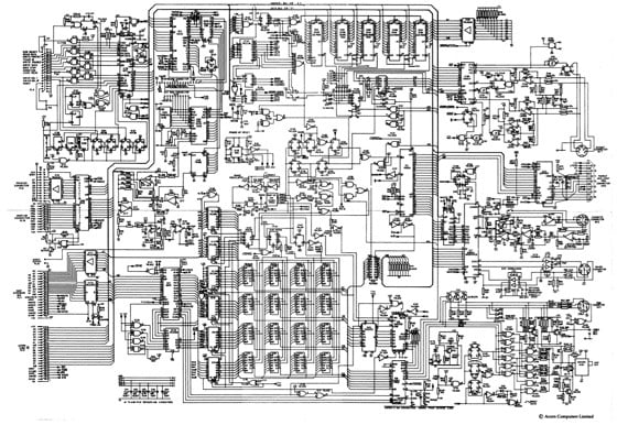 Acorn's BBC Micro schematics