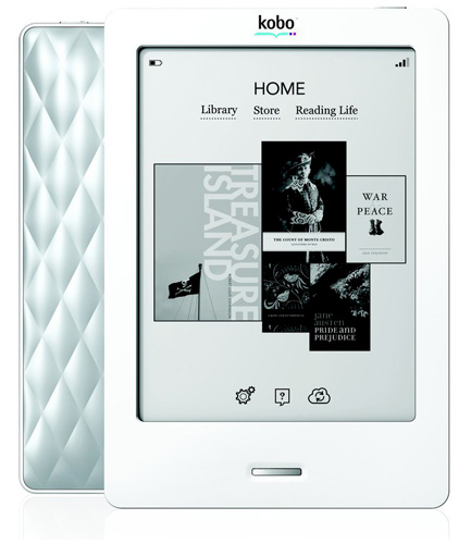 WHSmith Kobo Touch e-book reader