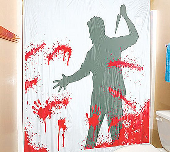 Bloody Serial Killer Shower Curtain