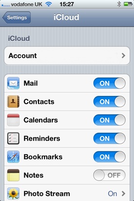 iOS has iCloud for data syncing