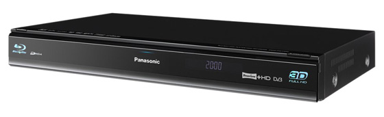 Panasonic DMR-PWT500 3D Blu-ray player and Freeview+HD DVR