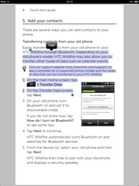 Adobe Reader for iOS screenshot
