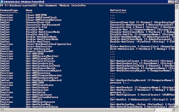 Lots of table commands