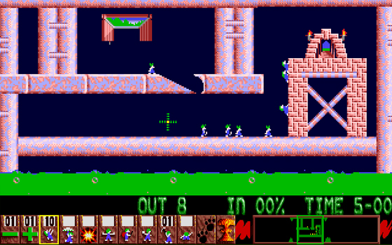 Lemmings (Original levels only) (MS-DOS) : DMA Design : Free Download,  Borrow, and Streaming : Internet Archive