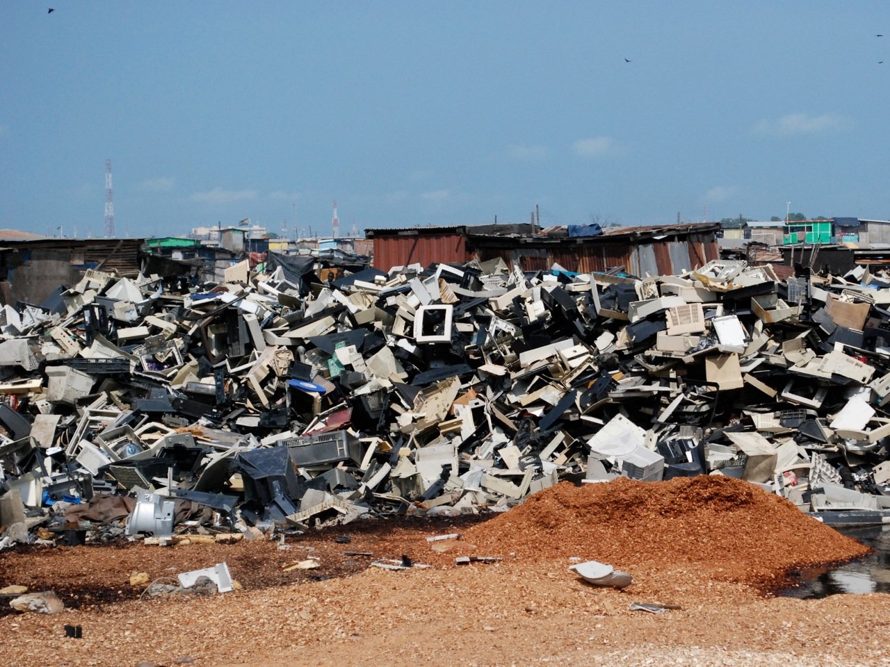 Electronic waste dumped in developing world