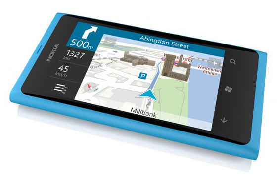 Nokia Lumia 800 Windows Phone 7.5 Mango handset