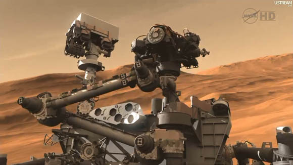 Mars Science Laboratory - Curiosity rover closeup