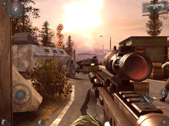 Modern Combat 3: Fallen Nation iOS app screenshot