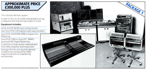 Sony PCM-3324 DASH machines and mastering gear