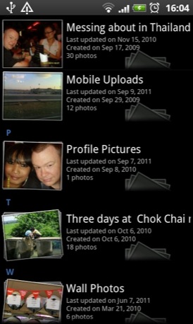 Just Pictures Android app screenshot