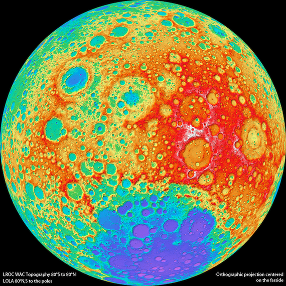 The farside of the moon, credit LROC
