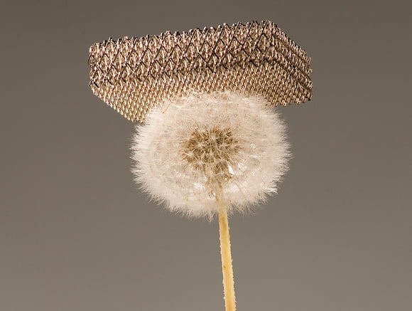 World's lightest material Credit: Dan Little for HRL Laboratories