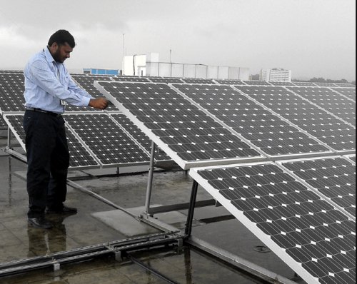 IBM Bangalore solar power array