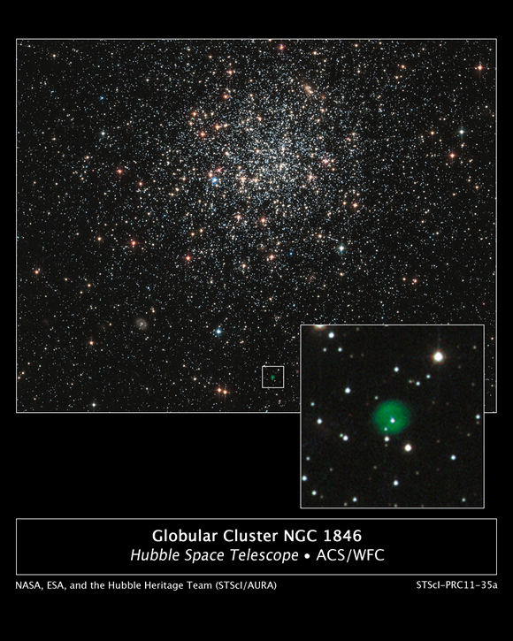 Death of a star in the Globular Cluster NGC 1846