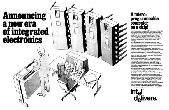 November 15, 1971 advertisement for Intel 4004