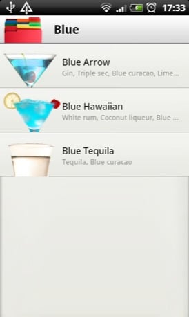 Cocktail Flow Android app screenshot