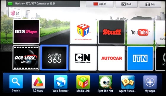 Smart TVs Video on Demand on the LG