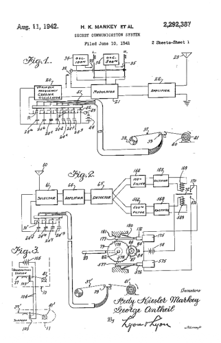 Hedy Lamar's patent