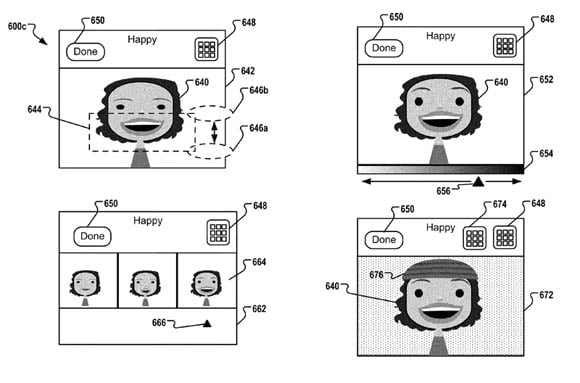 Apple avatar patent illustration 