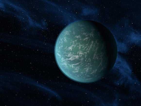 Artist's concept of Kepler 22b