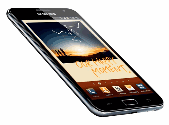 Samsung Galaxy Note Android tablet and phone