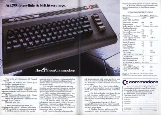 Commodore 64 UK advert