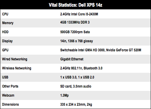 Dell Xps 14z 14in Core I5 Notebook The Register