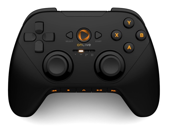 OnLive cloud gaming system microconsole controller