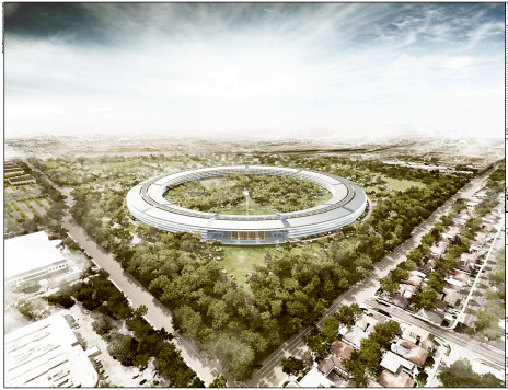 Apple HQ 2, credit Cupertino Council