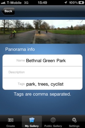 Dermandar iOS app screenshot