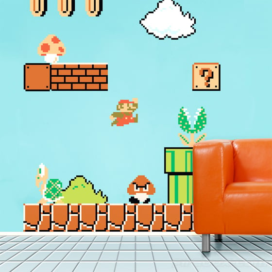 Blik's Original Super Mario Wall Decals