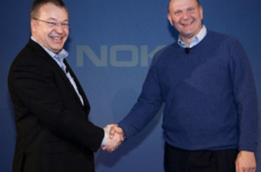 Steve Ballmer and Stephen Elop