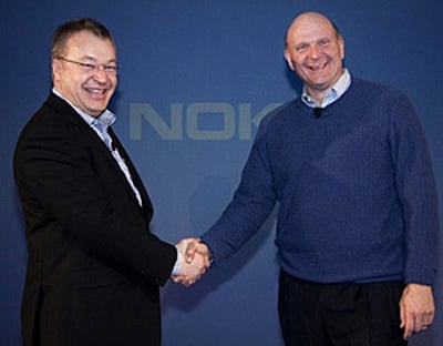 Steve Ballmer and Stephen Elop