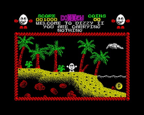 Dizzy Treasure Island ZX Spectrum screenshot